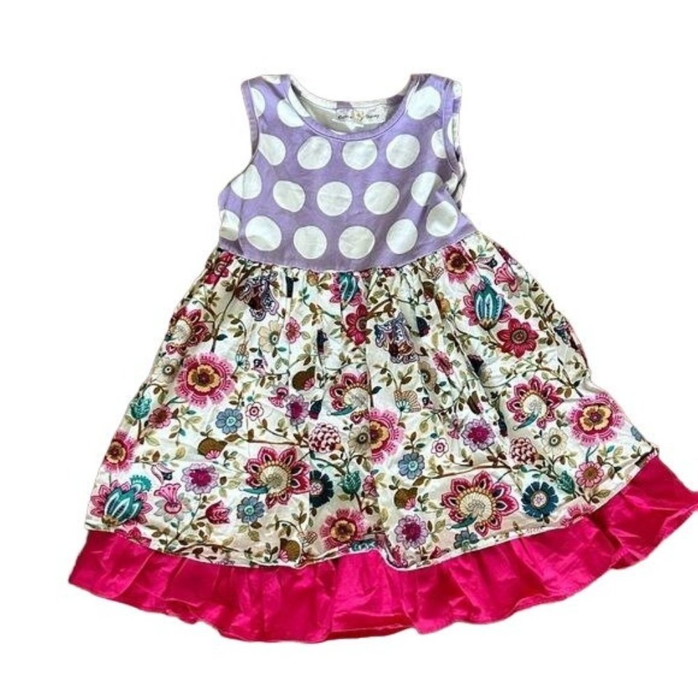 Oopsie Daisy Toddler Polka Dot & Floral Dress/Tunic Shirt